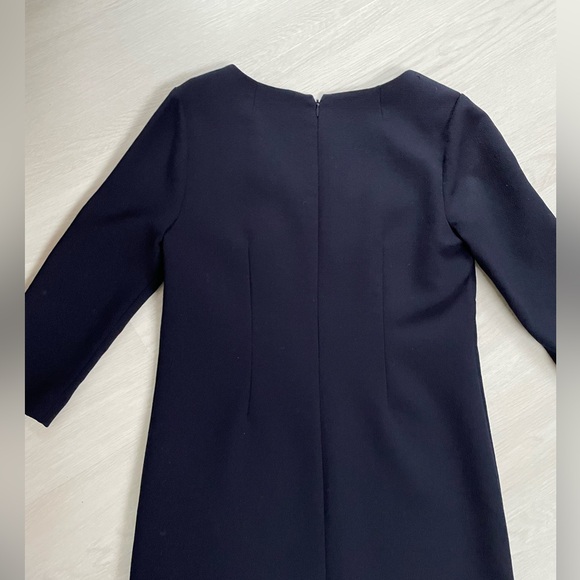 J. Crew wool Navy blue classic mini dress/tunic - Picture 5 of 8
